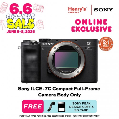 Sony ILCE-7C Compact Full-Frame Camera Body Only