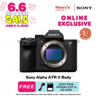 Sony Alpha A7R V Body