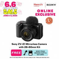 Sony ZV-E1 Mirrorless Camera with 28-60mm Kit