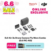 DJI Air 3s Drone Camera Fly More Combo (DJI RC-N3)
