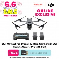 DJI Mavic 3 Pro Drone Fly More Combo with DJI Remote Control Pro with LCD