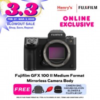 Fujifilm GFX 100 II Medium Format Mirrorless Camera Body [Pre-Order]