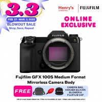 Fujifilm GFX 100S Medium Format Mirrorless Camera Body