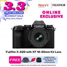 Fujifilm X-S20 with XF 16-50mm Kit Lens Mirrorless Camera 