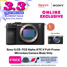 Sony ILCE-7C2 Alpha A7C II Full-Frame Mirrorless Camera Body Only