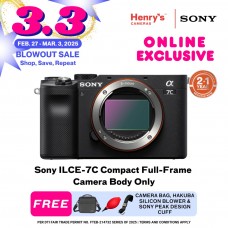 Sony ILCE-7C Compact Full-Frame Camera Body Only