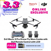 DJI Mavic 3 Pro Drone Fly More Combo with DJI Remote Control with LCD