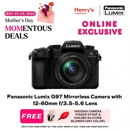 Panasonic Lumix G97 Mirrorless Camera with 12-60mm f/3.5-5.6 Lens
