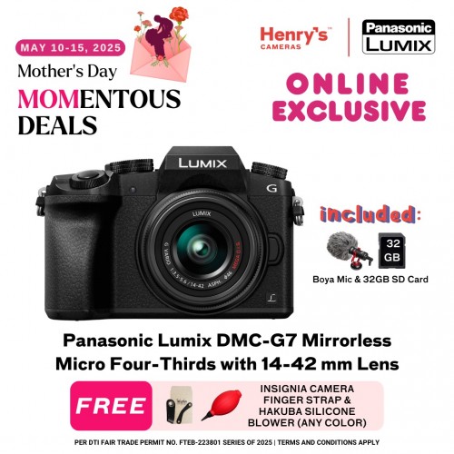 Panasonic Lumix DMC-G7 Mirrorless Micro Four-Thirds with 14-42 mm Lens