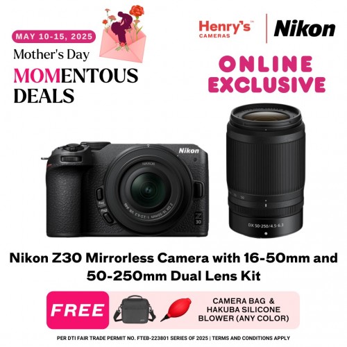Nikon Z30 Mirrorless Camera with 16-50mm and 50-250mm Dual Lens Kit