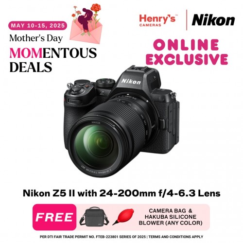 Nikon Z5 II with 24-200mm f/4-6.3 Lens Mirrorless Camera