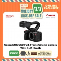 Canon EOS C50 Full-Frame Cinema Camera With XLR Handle Canon EOS C50 Full-Frame Cinema Camera With XLR Handle