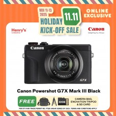 Canon Powershot G7X Mark III Black