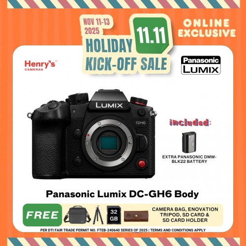 Panasonic Lumix DC-GH6 Body Mirrorless Camera