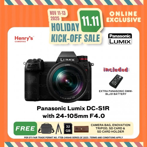 Panasonic Lumix DC-S1R with 24-105mm F4.0