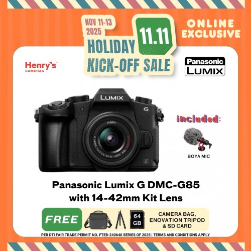 Panasonic Lumix G DMC-G85 with 14-42mm Kit Lens