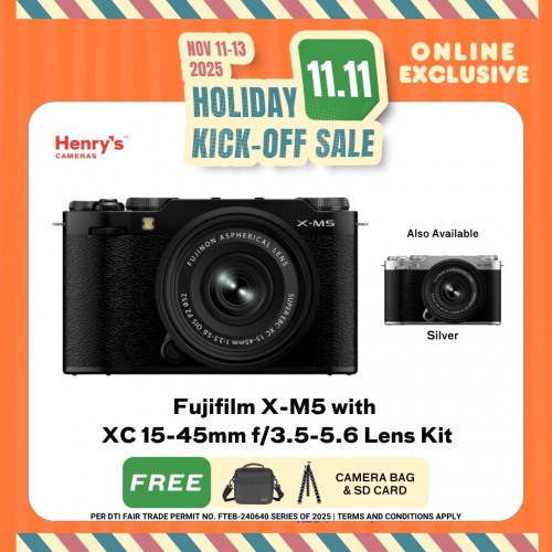 Fujifilm X-M5 with XC 15-45mm f/3.5-5.6 Lens Kit
