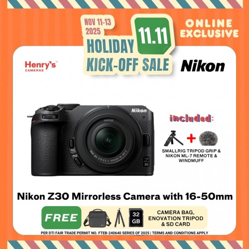 Nikon Z30 Mirrorless Camera with 16-50mm