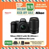 Nikon Z50 II with 16-50mm + 50-250mm Kit Lens