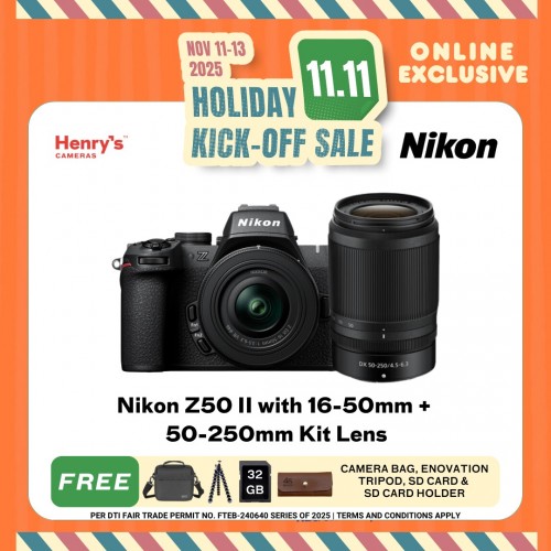 Nikon Z50 II with 16-50mm + 50-250mm Kit Lens