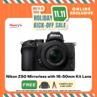 Nikon Z50 Mirrorless with 16-50mm Kit Lens