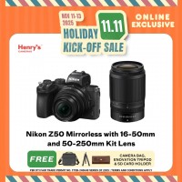Nikon Z50 Mirrorless with 16-50mm and 50-250mm Kit Lens