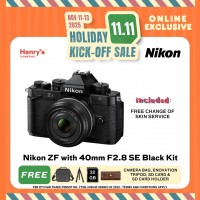 Nikon ZF with 40mm F2.8 SE Black Kit