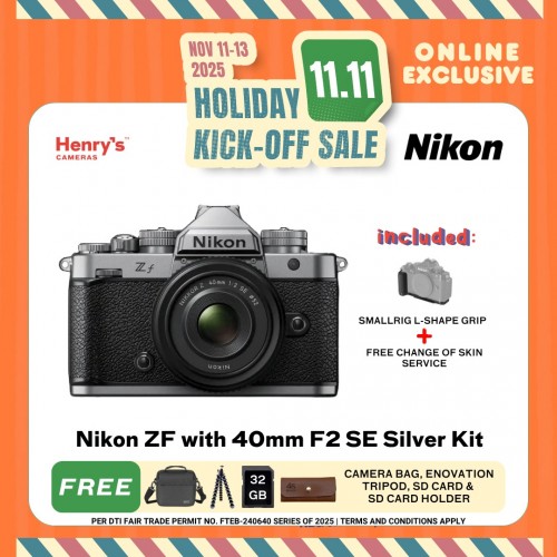 Nikon ZF with 40mm F2 SE Silver Kit