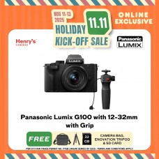Panasonic Lumix G100 with 12-32mm with Grip