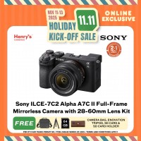 Sony ILCE-7C2 Alpha A7C II Full-Frame Mirrorless Camera with 28-60mm Lens Kit