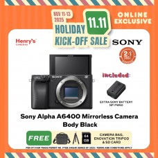 Sony Alpha A6400 Mirrorless Camera Body Black Sony Alpha A6400 Mirrorless Camera Body Black
