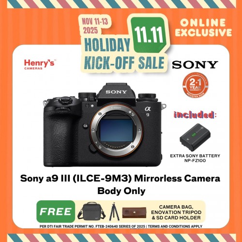 Sony a9 III (ILCE-9M3) Mirrorless Camera Body Only