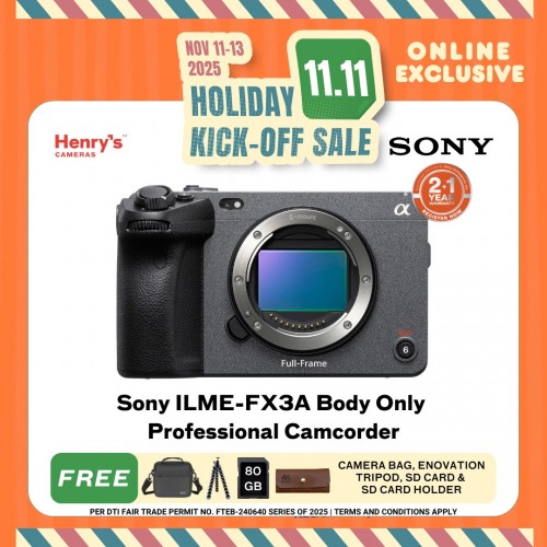 Sony ILME-FX3A Body Only Professional Camcorder