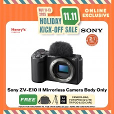 Sony ZV-E10 II Mirrorless Camera Body Only Sony ZV-E10 II Mirrorless Camera Body Only