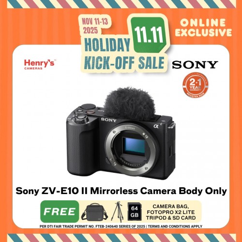 Sony ZV-E10 II Mirrorless Camera Body Only Sony ZV-E10 II Mirrorless Camera Body Only