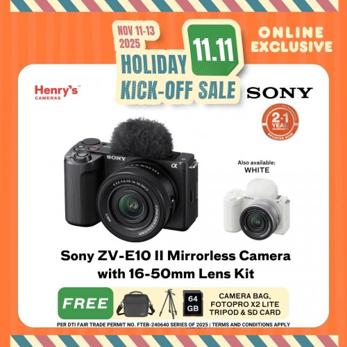 Sony ZV-E10 II Mirrorless Camera with 16-50mm Lens Kit