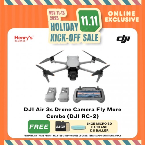 DJI Air 3s Drone Camera Fly More Combo (DJI RC-2)