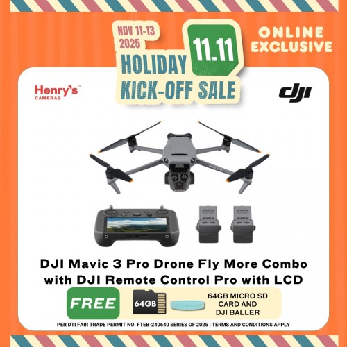 DJI Mavic 3 Pro Drone Fly More Combo with DJI Remote Control Pro with LCD