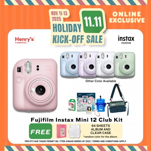 Fujifilm Instax Mini 12 Club Kit Fujifilm Instax Mini 12 Club Kit