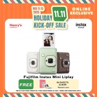 Fujifilm Instax Mini Liplay Hybrid Instant Camera and Printer