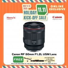 Canon RF 50mm F1.2L USM Lens - PRE-ORDER