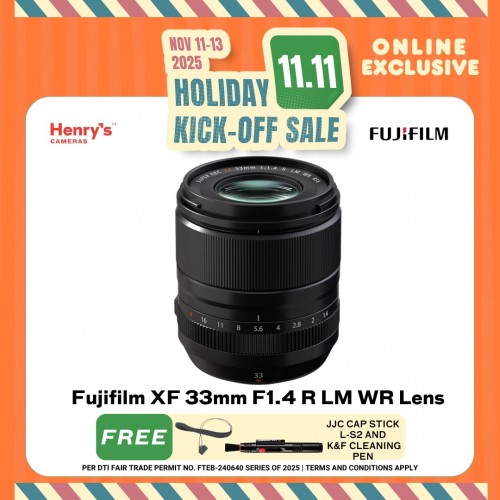 Fujifilm XF 33mm F1.4 R LM WR Lens