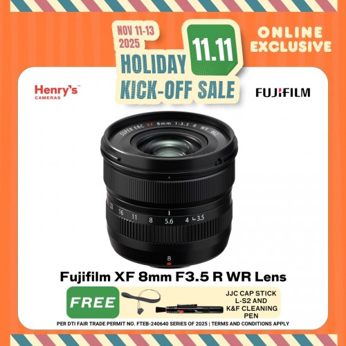 Fujifilm XF 8mm F3.5 R WR Lens Fujifilm XF 8mm F3.5 R WR Lens