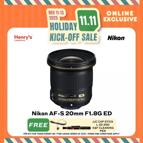 Nikon AF-S 20mm F1.8G ED