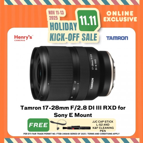 Tamron TCL A046SF 17-28mm F/2.8 DI III RXD for Sony E Mount
