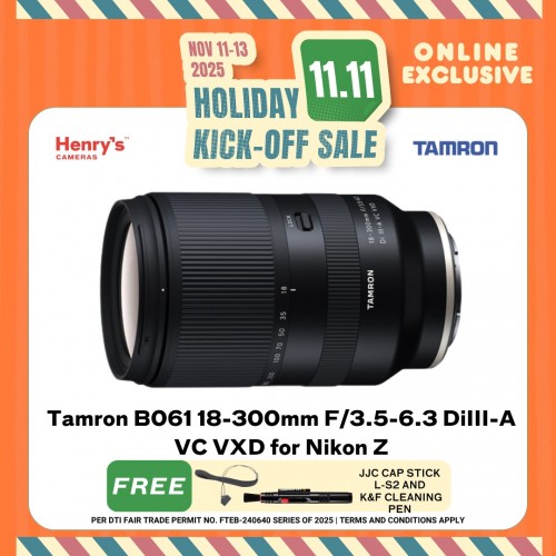 Tamron B061 18-300mm F/3.5-6.3 DiIII-A VC VXD for Nikon Z - Order Basis