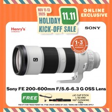 Sony FE 200-600mm F/5.6-6.3 G OSS Lens Sony FE 200-600mm F/5.6-6.3 G OSS Lens