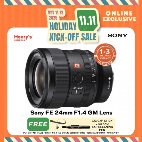 Sony FE 24mm F1.4 GM Lens