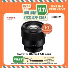 Sony FE 85mm F1.8 Lens