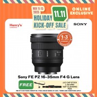 Sony FE PZ 16-35mm F4 G Lens